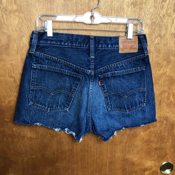 501 Premium Levi’s Shorts Selvedge Big E - Picture 2 of 7